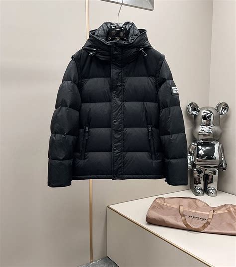 пуховик burberry